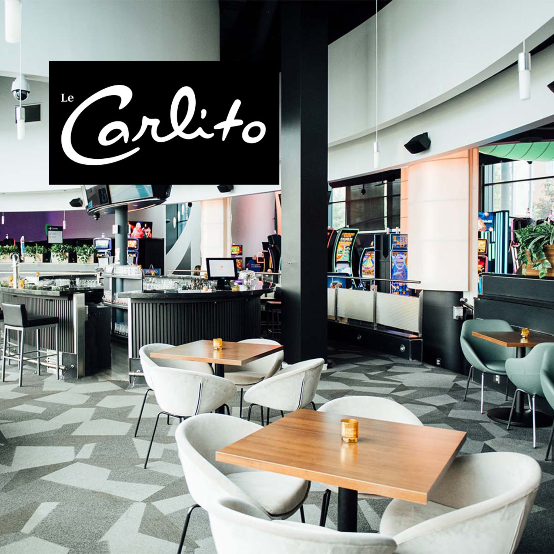 Salle à manger du restaurant Le Carlito.